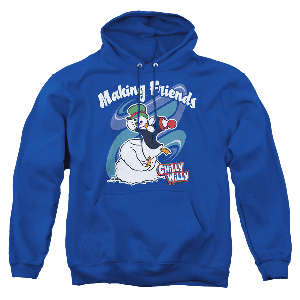 Chilly Willy Making Friends – Pullover Hoodie