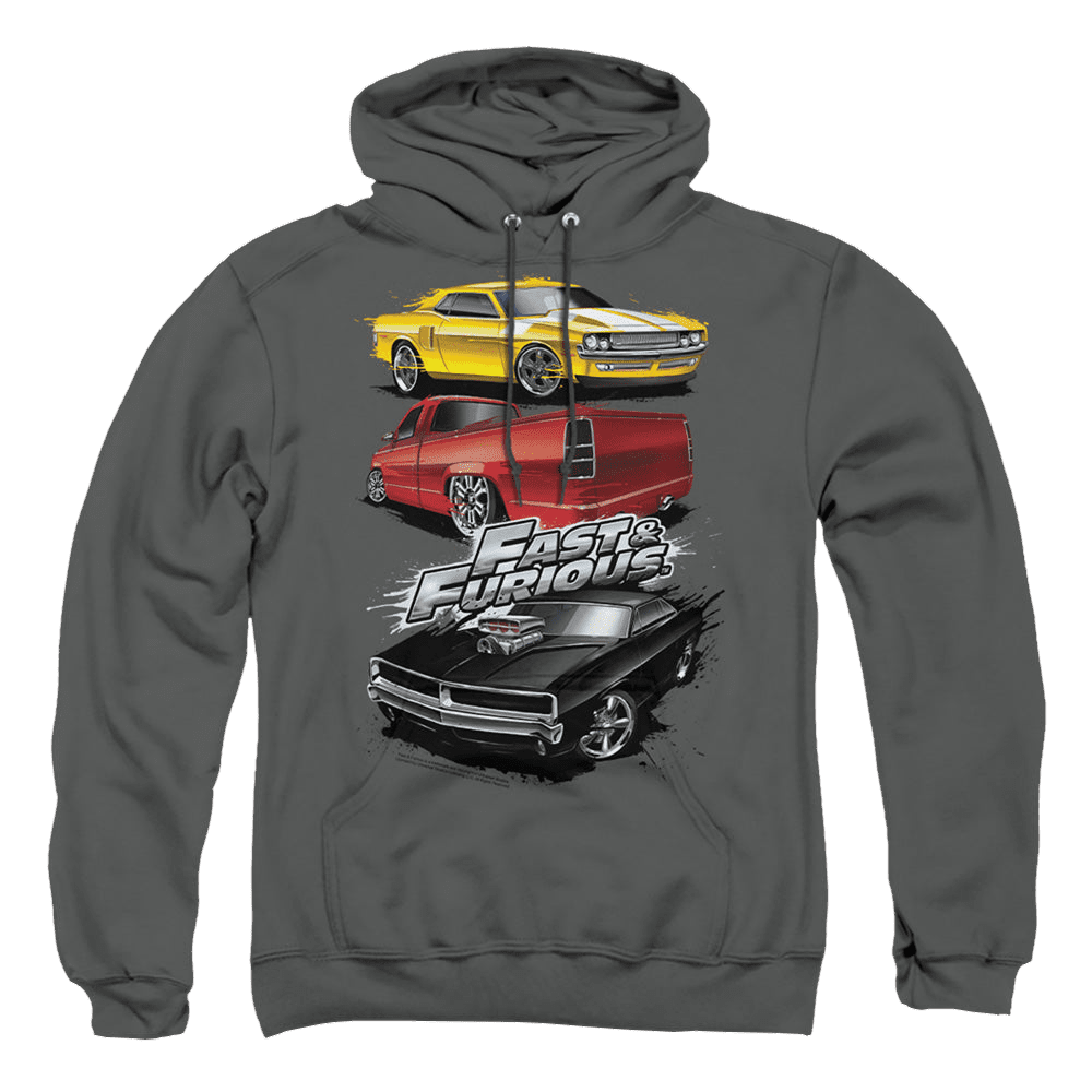 Fast And Furious Muscle Car Splatter – Pullover Hoodie