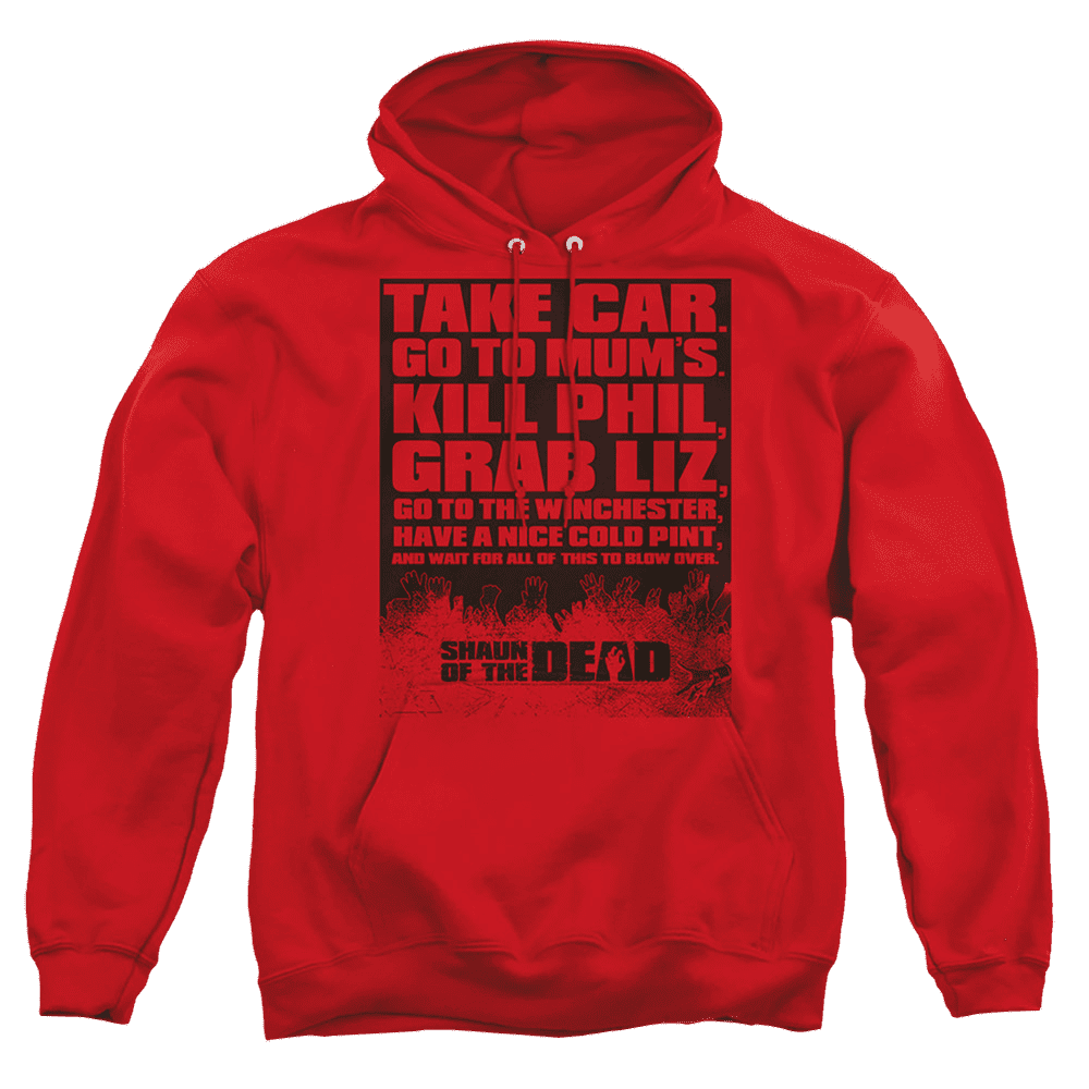 Shaun Of The Dead List – Pullover Hoodie