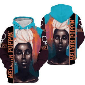Black History Month T-shirt Girl Melanin Poppin Hoodie Black History Month Hoodie 2023