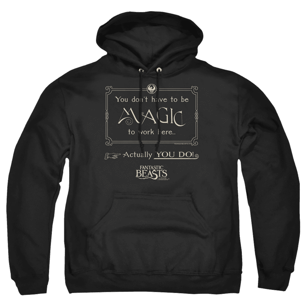 Fantastic Beasts Magic To Work Here – Pullover Hoodie