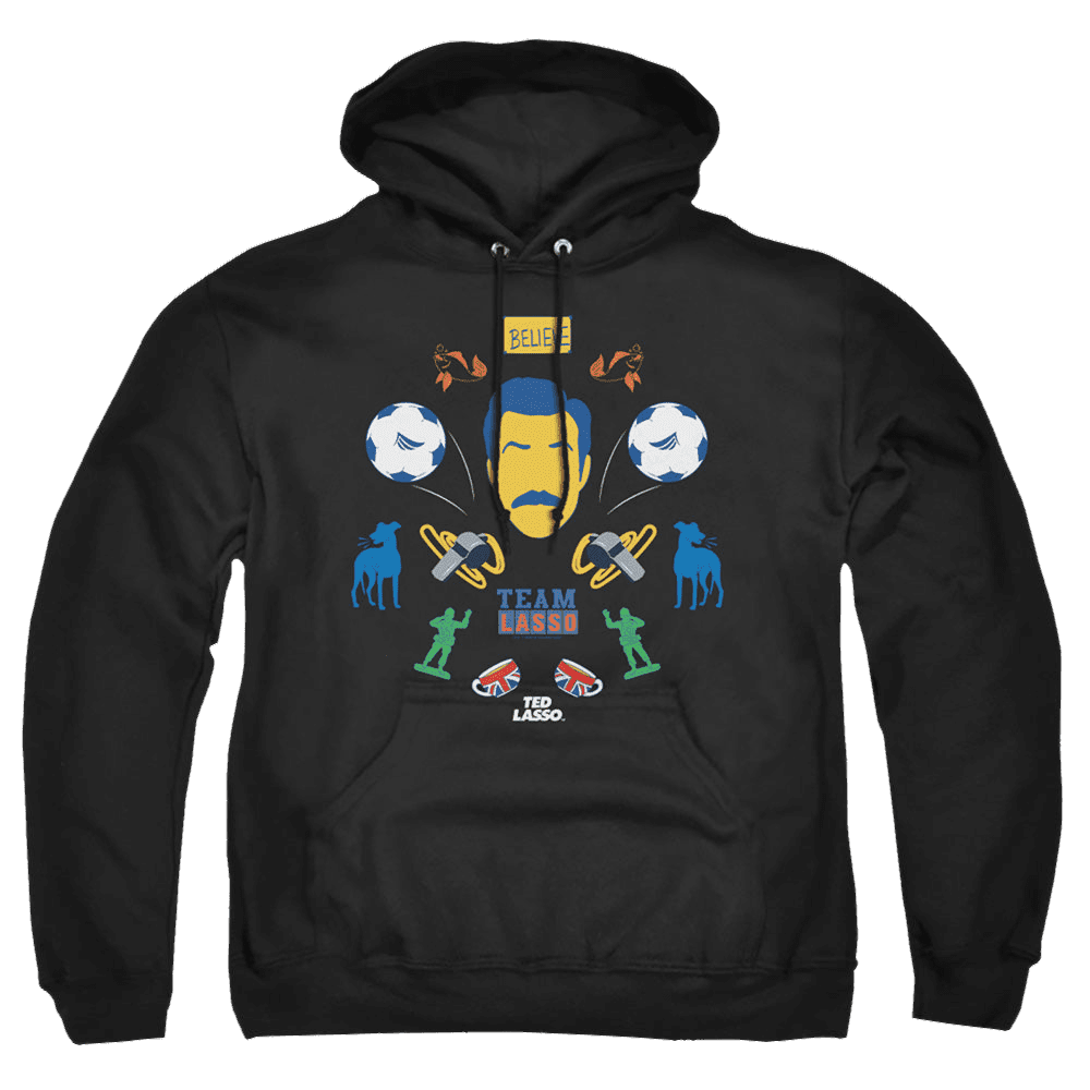 Ted Lasso Ted Lasso Icon Collage – Pullover Hoodie