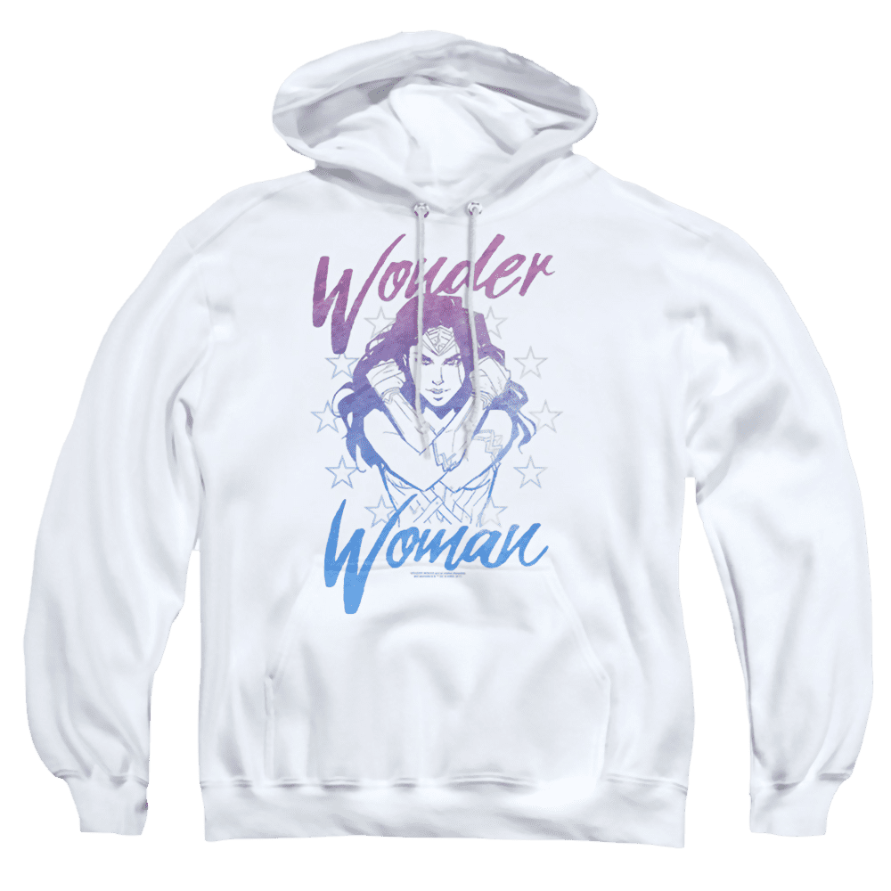 Wonder Woman Retro Stance Pullover Hoodie