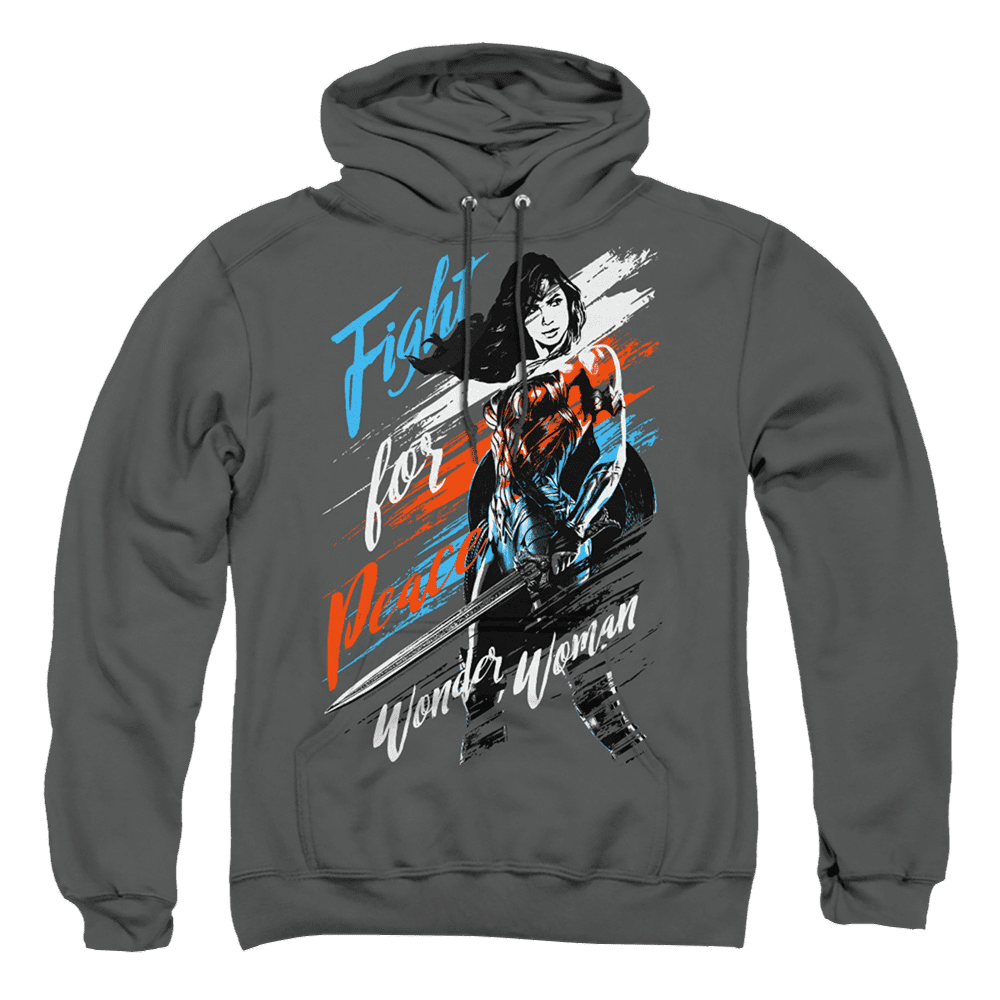 Wonder Woman Fight For Peace Pullover Hoodie