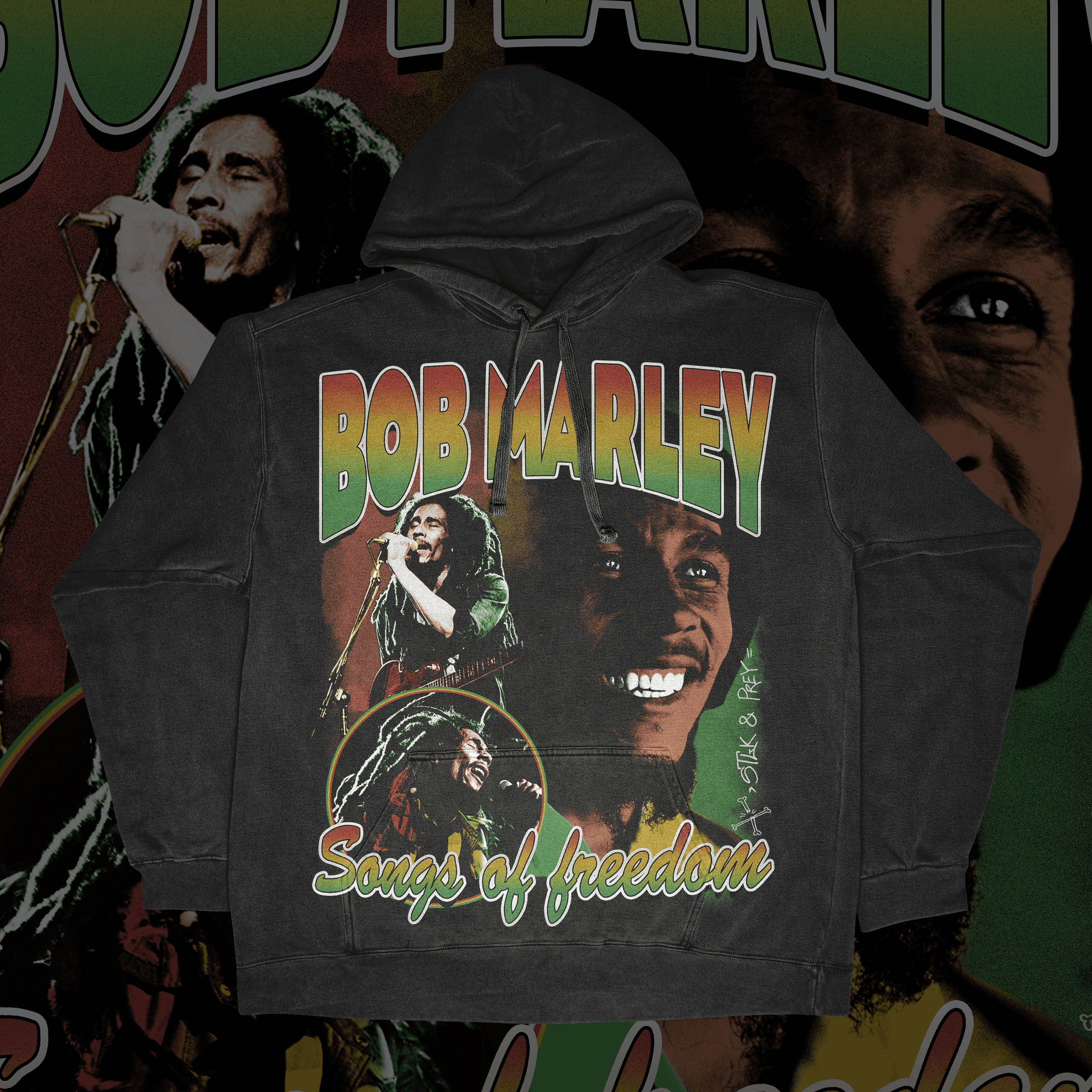 Bob Marley Unisex Fit Graphic Hoodie