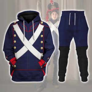 French Line Foot Artillery-1812-1815 Uniform All Over Print Hoodie Sweatshirt T-Shirt Tracksuit - FoxEcommerce Exclusive