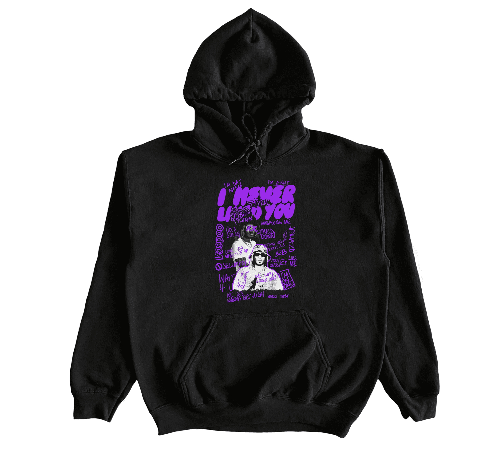 Future I Never Liked You Sketchbook Unisex Hoodie