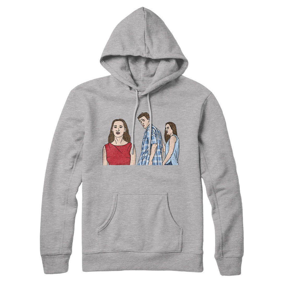 Distracted Boyfriend Meme Hoodie