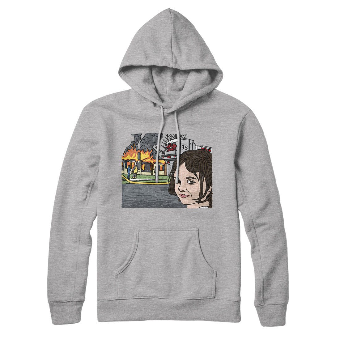 Disaster Girl Meme Hoodie