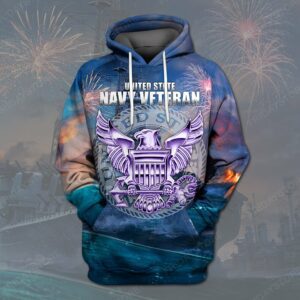 Veteran Hoodie Navy Veteran T-shirt Military Hoodie 2023