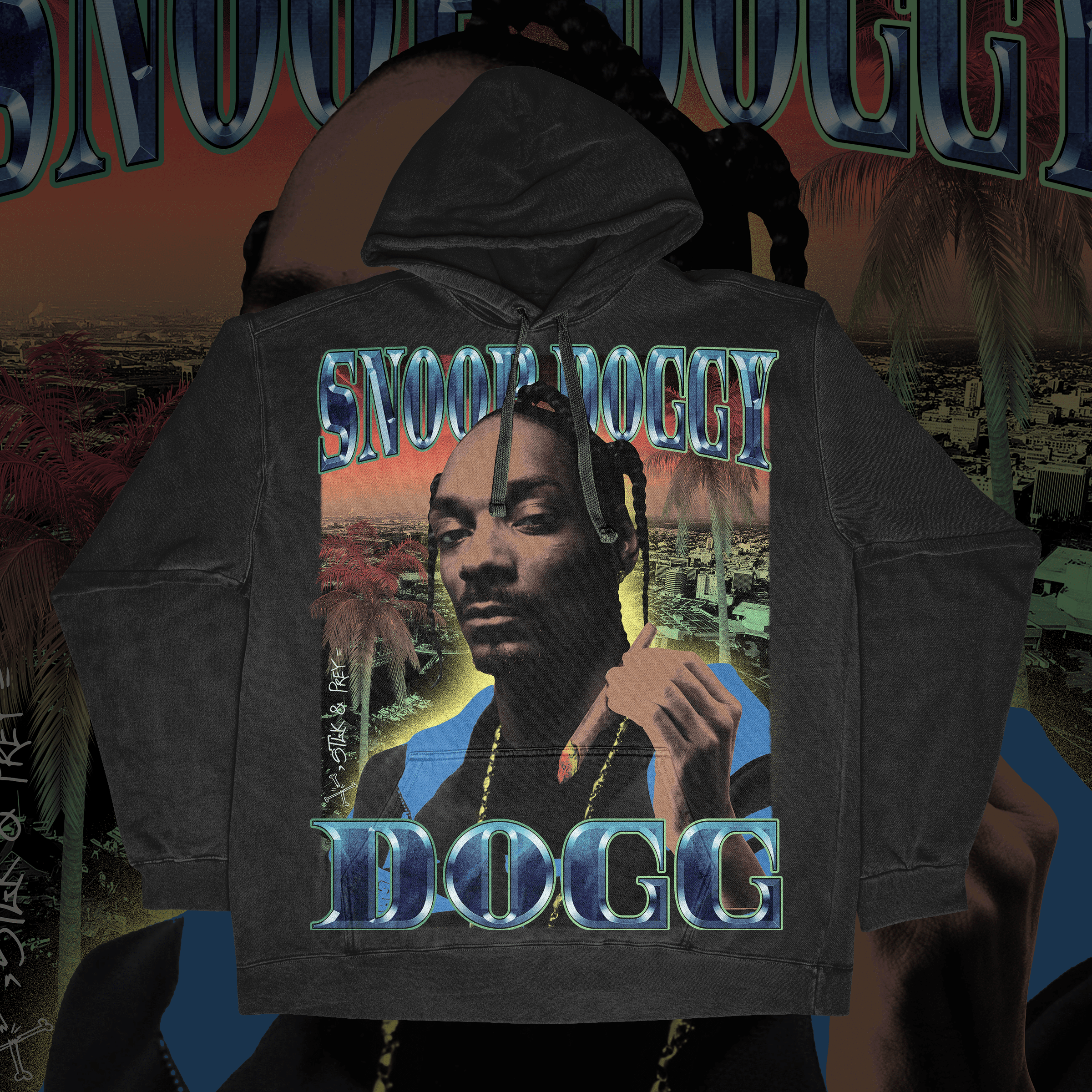 Snoop Dog Hoodie Unisex Fit Graphic Hoodie