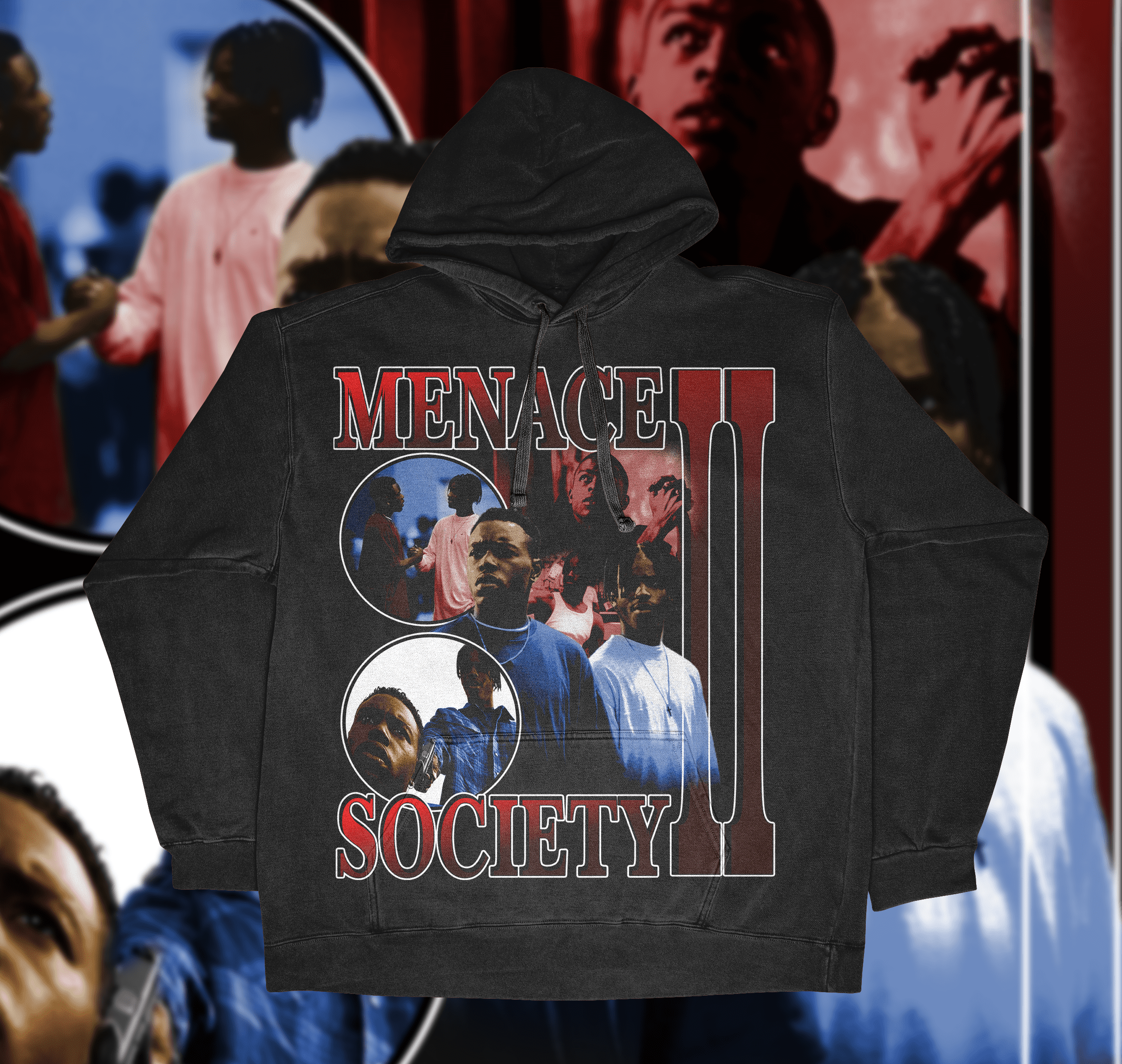 Menace Ii Society Unisex Fit Graphic Hoodie