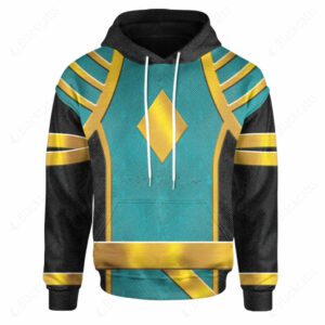 Omega Blue Power Rangers Costume Hoodie Sweatshirt T-Shirt Sweatpants Tracksuit - FoxEcommerce Exclusive