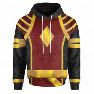Omega Red Power Rangers Costume Hoodie Sweatshirt T-Shirt Sweatpants Tracksuit - FoxEcommerce Exclusive