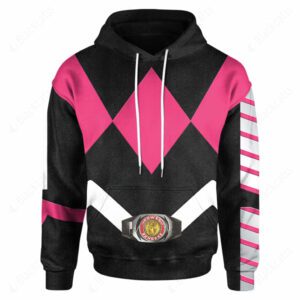 Power Rangers Villains Mighty Morphin Pink Ranger Slayer Costume Hoodie Sweatshirt T-Shirt Sweatpants Tracksuit - FoxEcommerce Exclusive