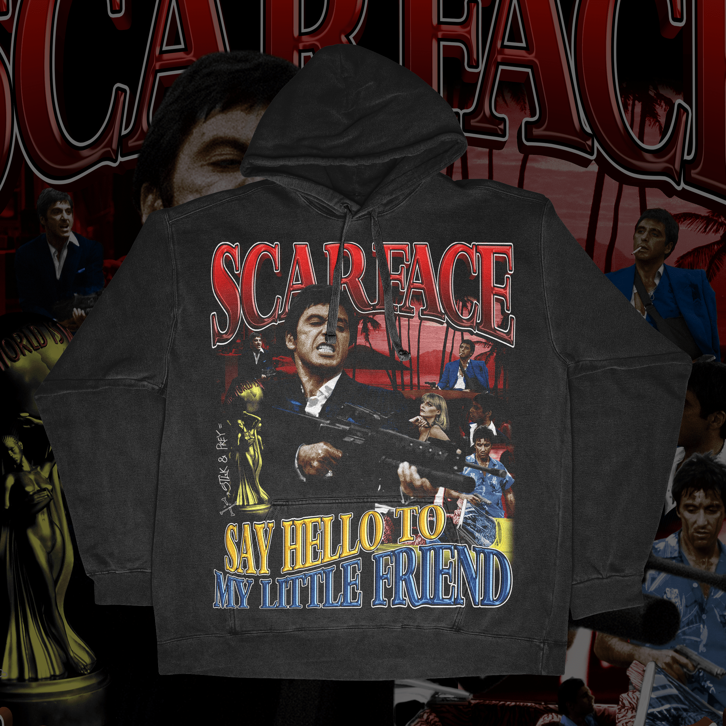 Scarface Unisex Fit Graphic Hoodie