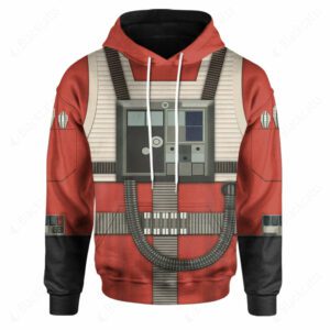 SW Luke Skywalker Pilot Costume Hoodie Sweatshirt T-Shirt Sweatpants Tracksuit - FoxEcommerce Exclusive